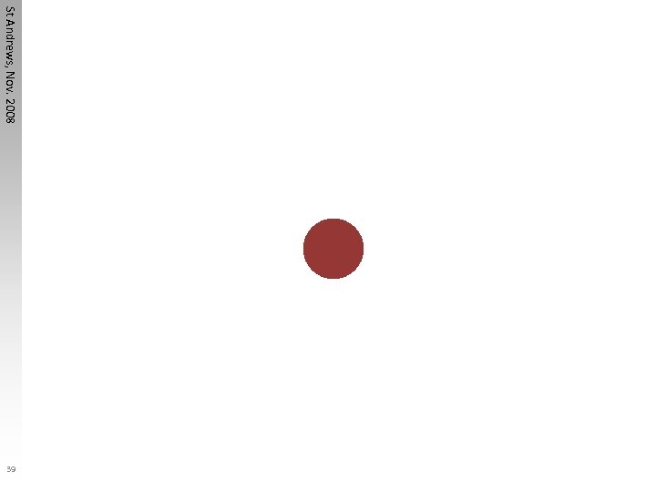 St Andrews, Nov. 2008 39 