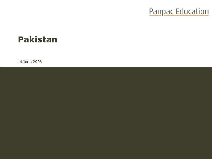 Pakistan 14 June 2006 