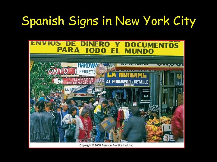 Spanish Signs in New York City 