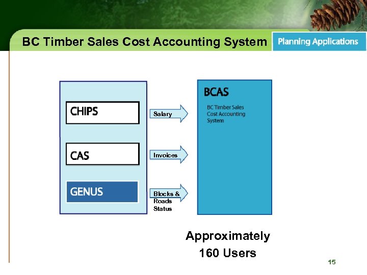 BC Timber Sales Cost Accounting System Salary Invoices Blocks & Roads Status Approximately 160