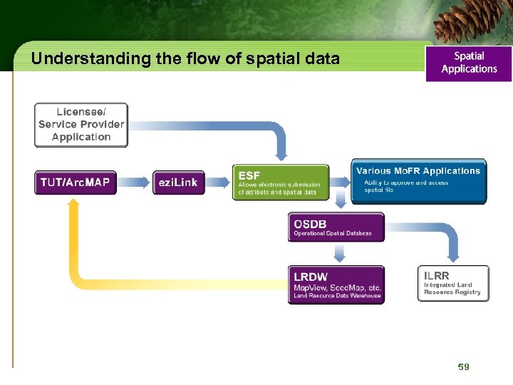 Understanding the flow of spatial data 59 