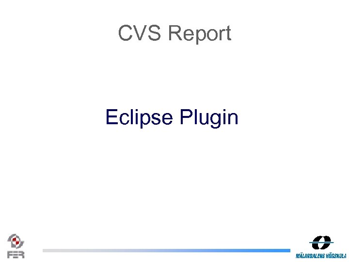 CVS Report Eclipse Plugin 