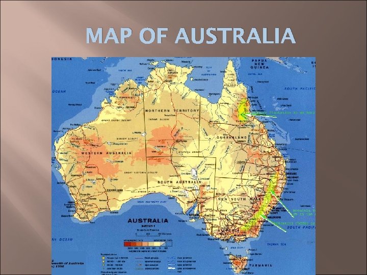 MAP OF AUSTRALIA 