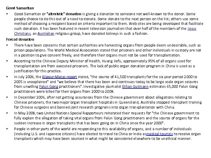 Good Samaritan • Good Samaritan or 