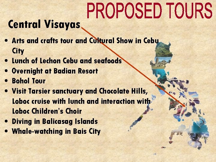 Central Visayas • Arts and crafts tour and Cultural Show in Cebu City •