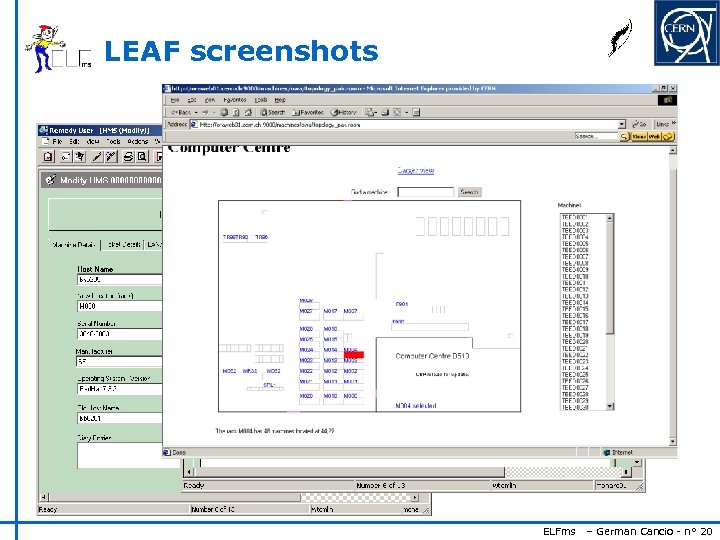 LEAF screenshots ELFms – German Cancio - n° 20 
