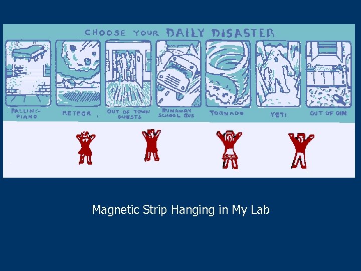 Magnetic Strip Hanging in My Lab 