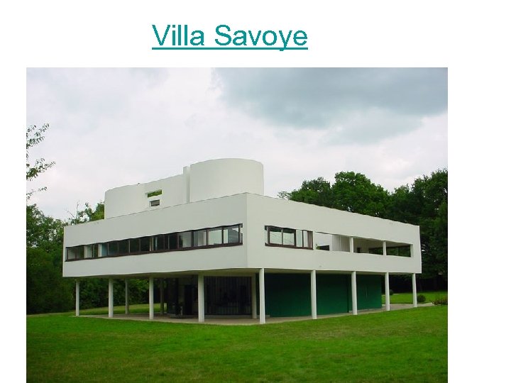Villa Savoye 
