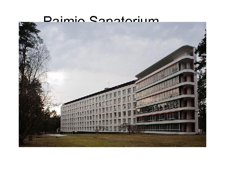 Paimio Sanatorium 
