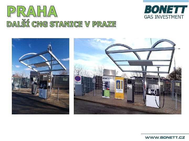 PRAHA DALŠÍ CNG STANICE V PRAZE 
