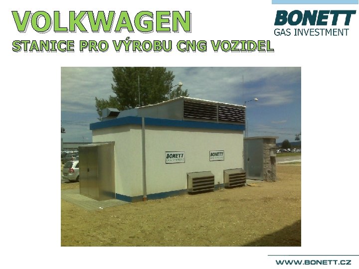 VOLKWAGEN STANICE PRO VÝROBU CNG VOZIDEL 