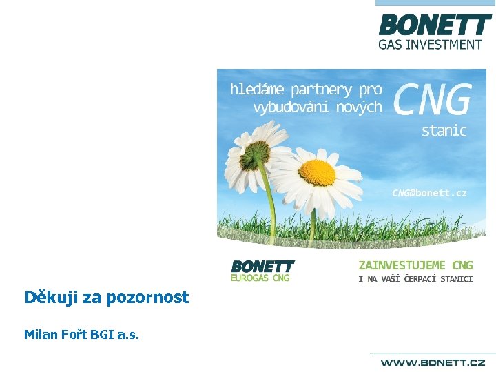 Děkuji za pozornost Milan Fořt BGI a. s. 