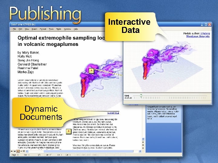 Interactive Data Dynamic Documents 