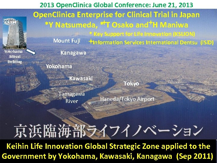 2013 Open. Clinica Global Conference: June 21, 2013 KSLION Open. Clinica Enterprise for Clinical