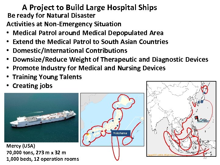 A Project to Build Large Hospital Ships Be ready for Natural Disaster Activities at