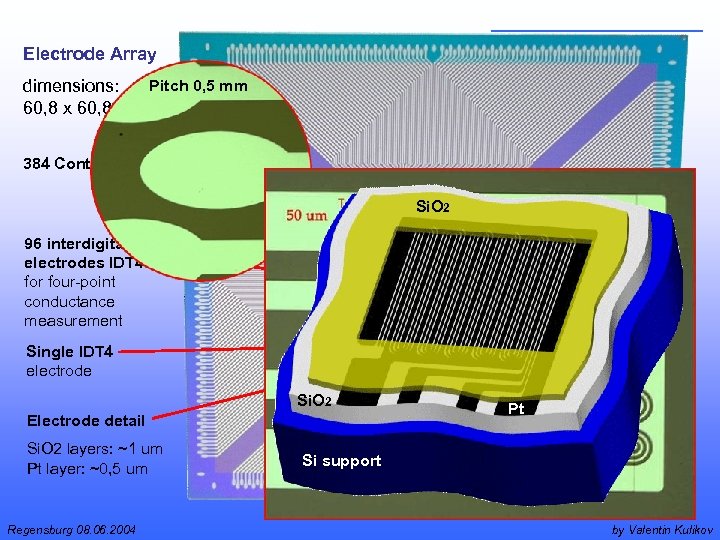 Electrode Array Pitch 0, 5 mm dimensions: 60, 8 x 60, 8 mm 384