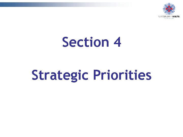 Section 4 Strategic Priorities 