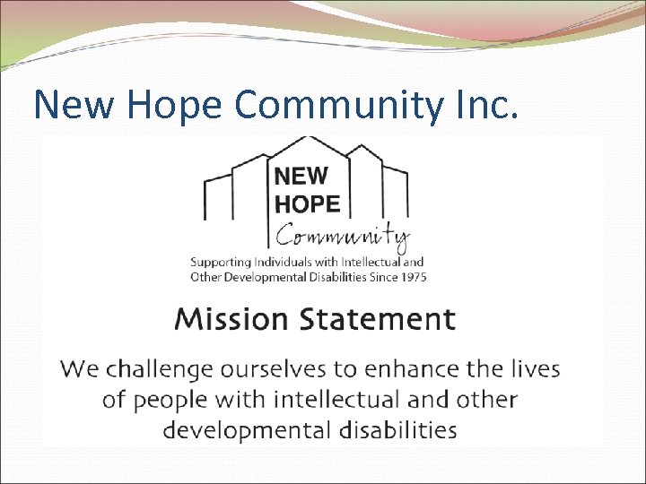 New Hope Community Inc. 