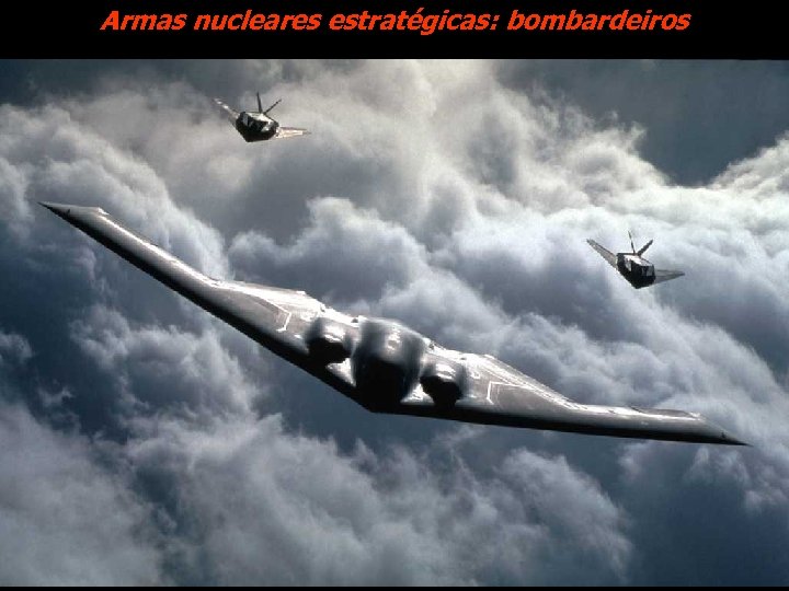 Armas nucleares estratégicas: bombardeiros 