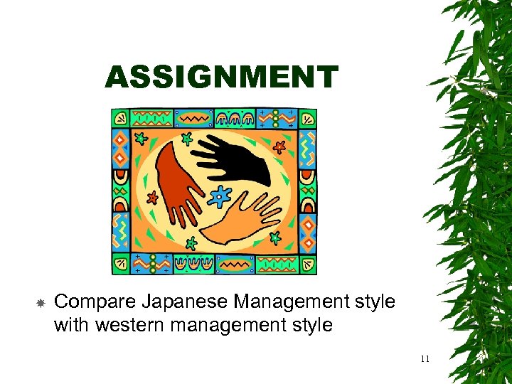 ASSIGNMENT Compare Japanese Management style with western management style 11 