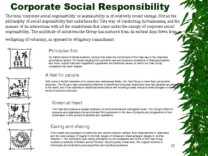 Corporate Social Responsibility The term 'corporate social responsibility' or sustainability is of relatively recent