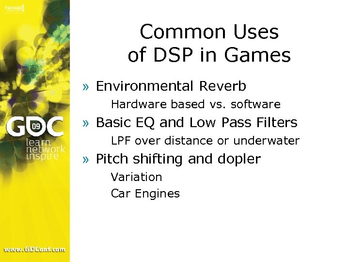 Common Uses of DSP in Games » Environmental Reverb > Hardware based vs. software