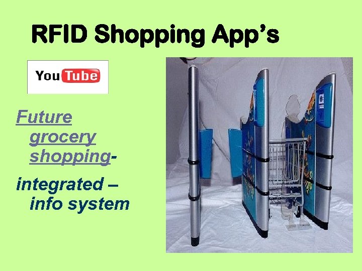 RFID Shopping App’s Future grocery shoppingintegrated – info system 