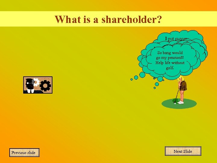 What is a shareholder? I put money into the I AGM invited As am