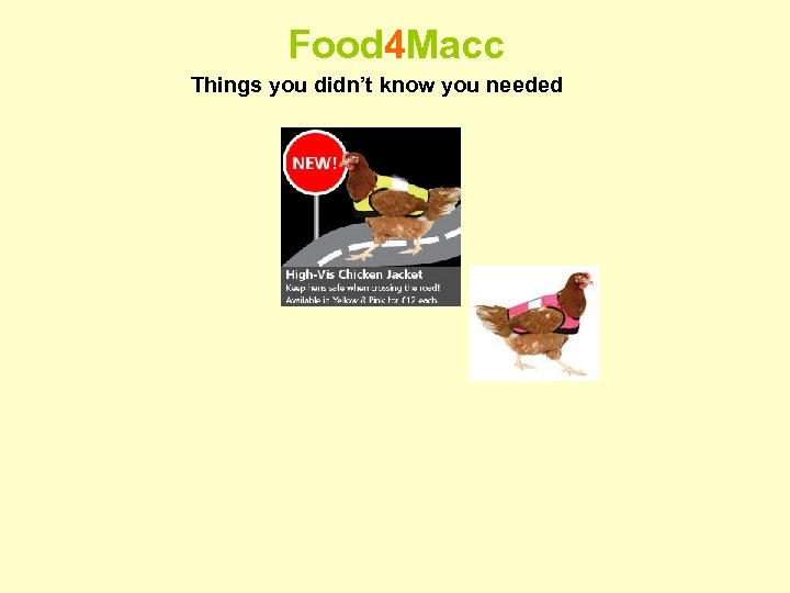 Food 4 Macc Things you didn’t know you needed 