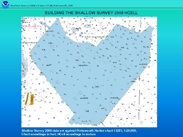 BUILDING THE SHALLOW SURVEY 2008 HCELL Shallow Survey 2008 data set against Portsmouth Harbor