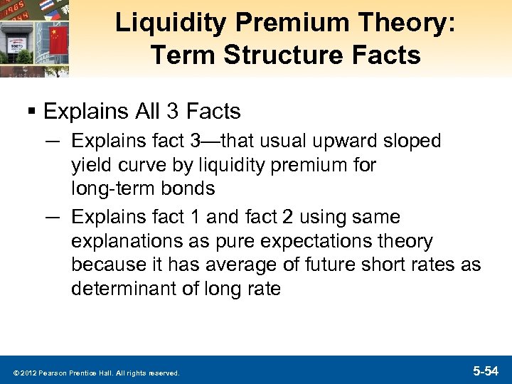 Liquidity Premium Theory: Term Structure Facts § Explains All 3 Facts ─ Explains fact