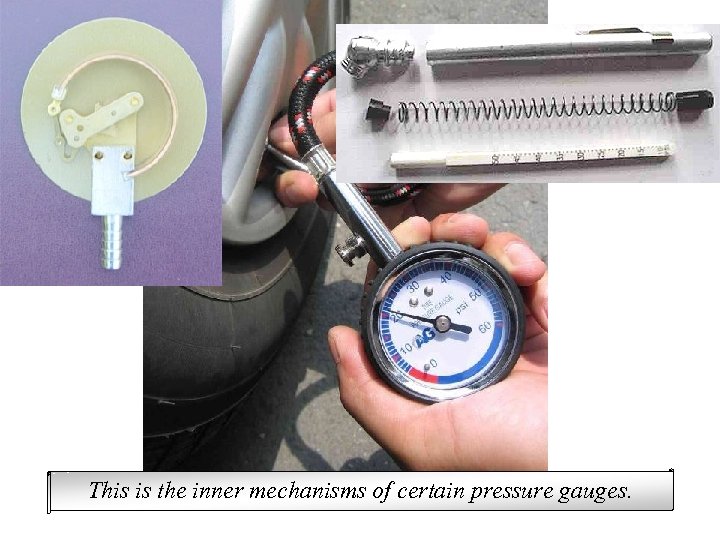 This is the inner mechanisms of certain pressure gauges. 