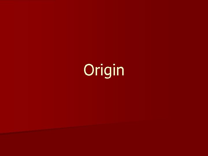 Origin 