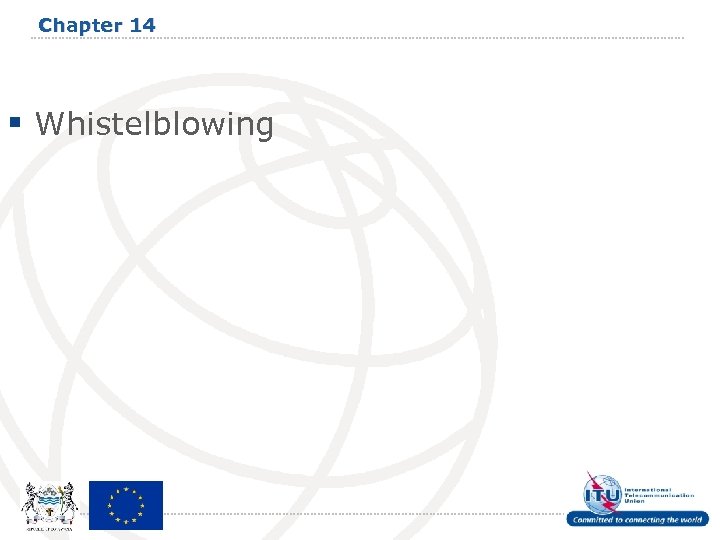 Chapter 14 § Whistelblowing 