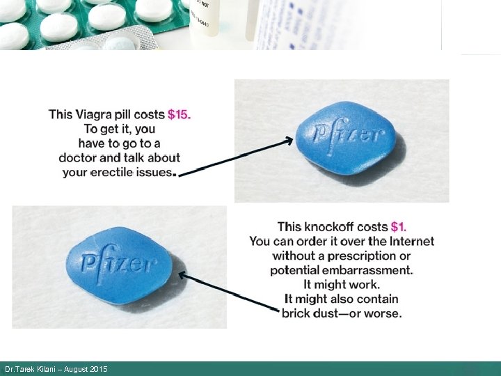 Can You Tell the Difference Dr. Tarek Kilani – August 2015 