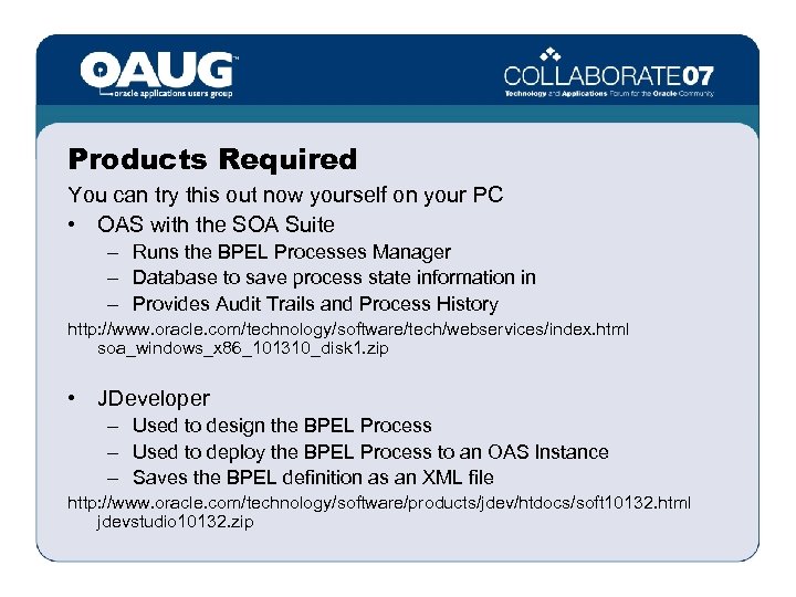 Products Required You can try this out now yourself on your PC • OAS