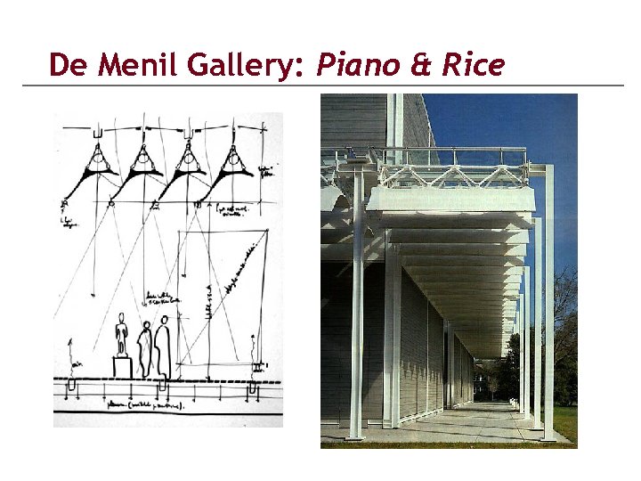 De Menil Gallery: Piano & Rice 