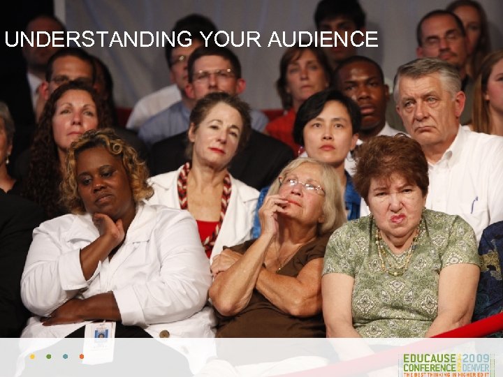 UNDERSTANDING YOUR AUDIENCE 