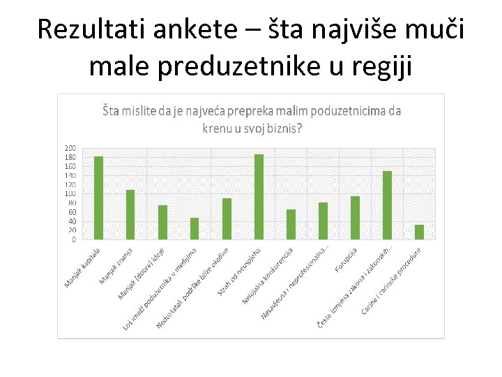 Rezultati ankete – šta najviše muči male preduzetnike u regiji 
