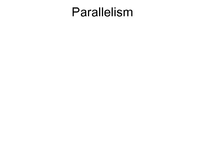 Parallelism 