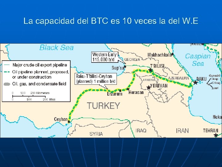 La capacidad del BTC es 10 veces la del W. E 