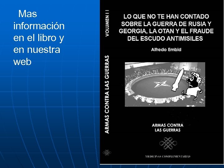 Mas información en el libro y en nuestra web 