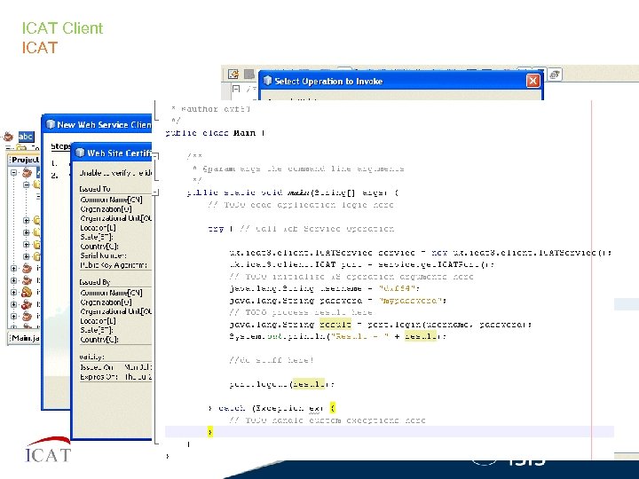ICAT Client ICAT 