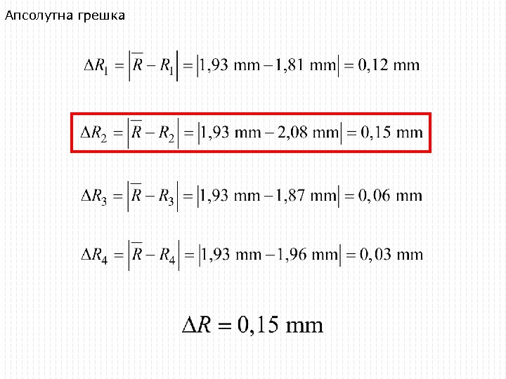 Апсолутна грешка 