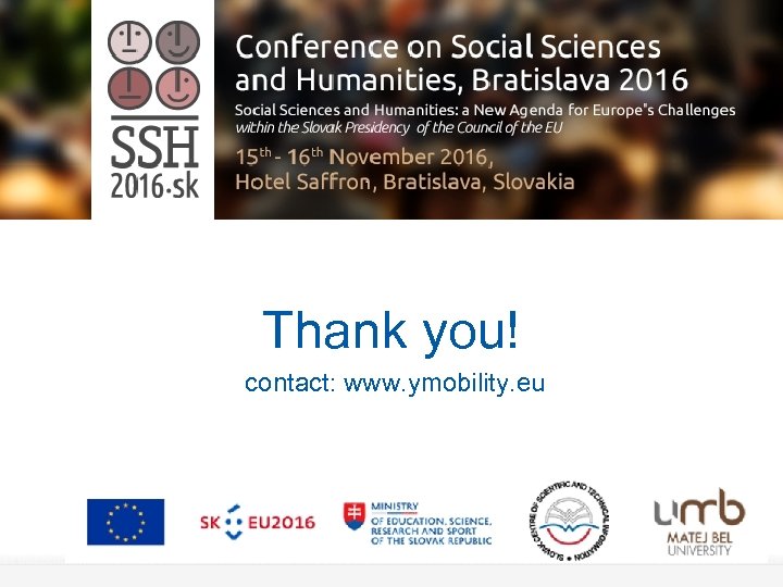 Thank you! contact: www. ymobility. eu 