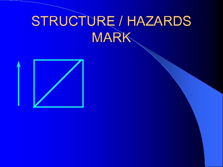 STRUCTURE / HAZARDS MARK 