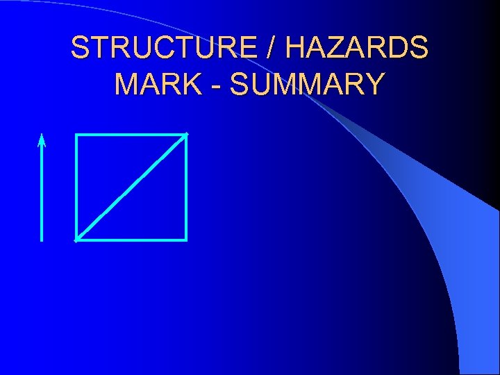 STRUCTURE / HAZARDS MARK - SUMMARY 