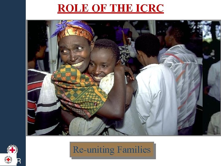 ROLE OF THE ICRC Re-uniting Families 