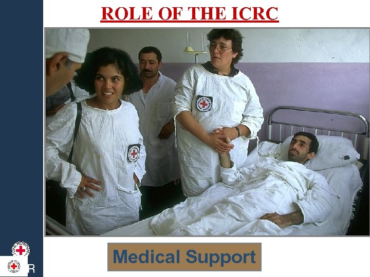 ROLE OF THE ICRC Medical Support 
