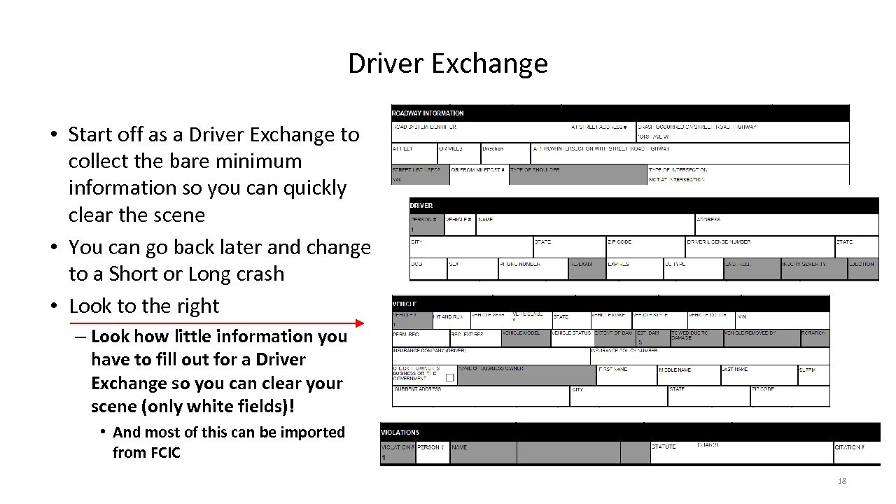 Driver Exchange • Start off as a Driver Exchange to collect the bare minimum